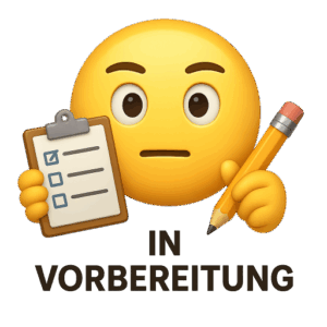 In Vorbereitung Sticker